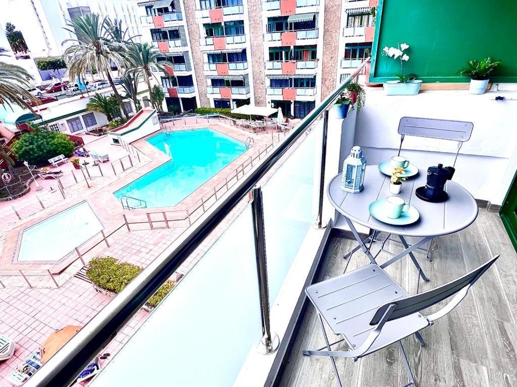 Fm Beach Home - Renovated Apartment With Swimming Pool Near Maspalomas Dunes & Beach Playa del Ingles  Dış mekan fotoğraf